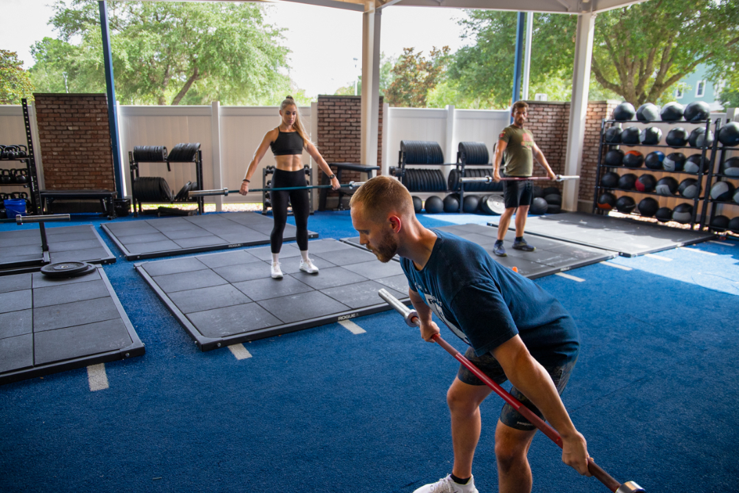 Crossfit athletic weight training