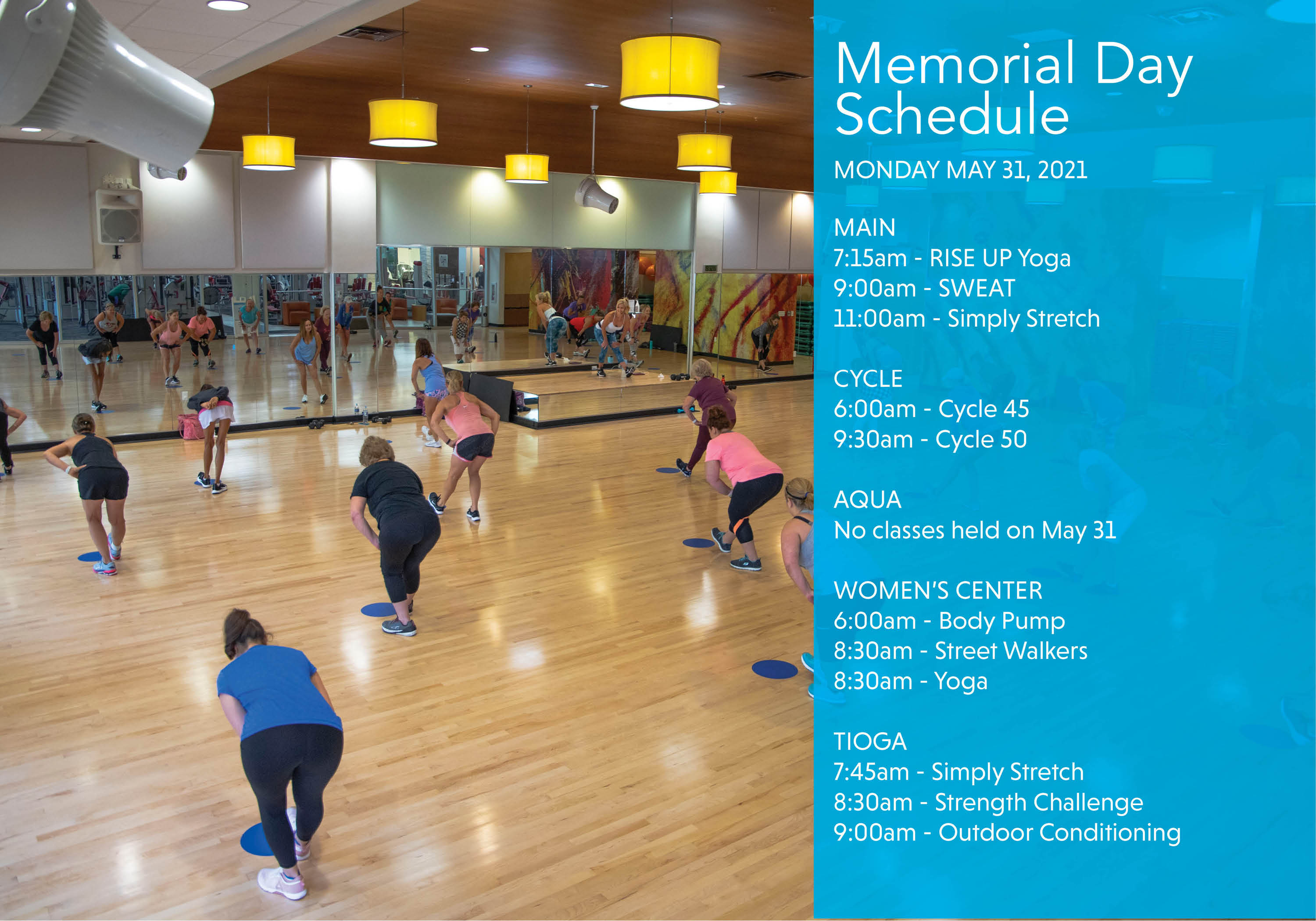 fitness connection memorial day hours